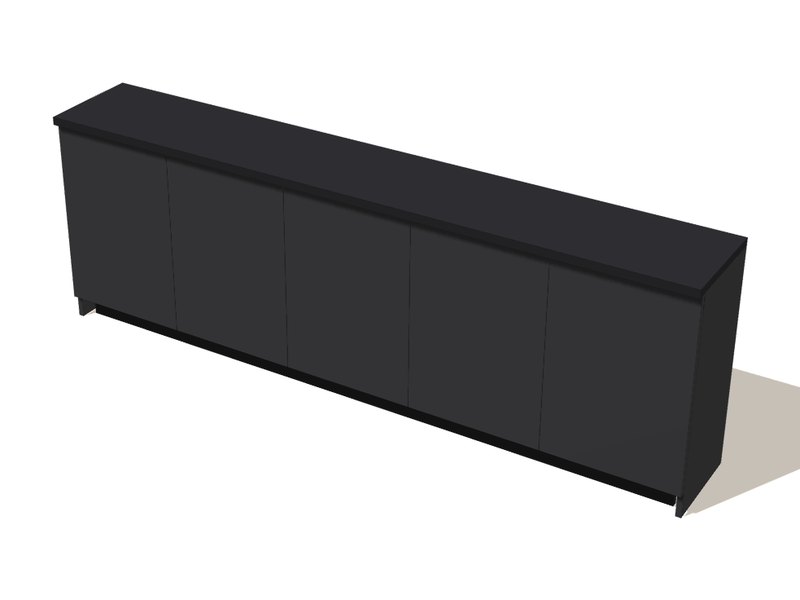 el rack de la sala en 3D